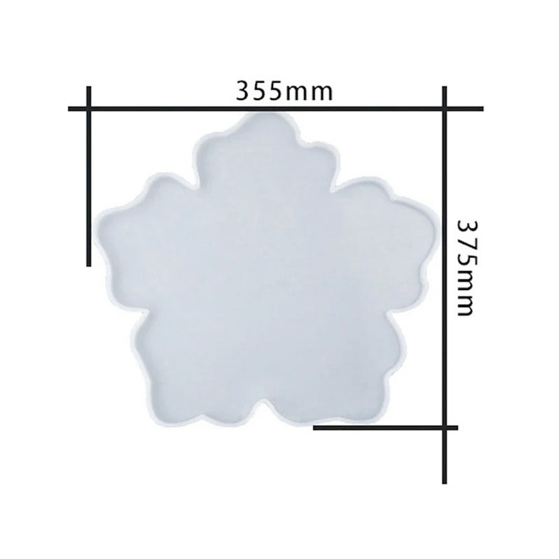 Coaster Resin Molds Silicone Epoxy Mould DIY Craft Tool for Cup Mat Casting