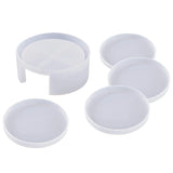 Silicone Coaster Storage Box Mould, Resin Epoxy Moulds for Cups Mats, Home Decor