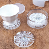 Silicone Coaster Storage Box Mould, Resin Epoxy Moulds for Cups Mats, Home Decor