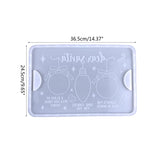 Resin Silicone Molds DIY Christmas Storage Tray Mold