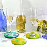 Silicone Coaster Set Mold Epoxy Resin Cup Mat DIY Crafts Decorations