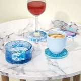 Silicone Coaster Set Mold Epoxy Resin Cup Mat DIY Crafts Decorations