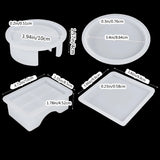 Silicone Coaster Set Mold Epoxy Resin Cup Mat DIY Crafts Decorations
