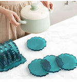 Silicone Coaster Mold Set for Epoxy Resin: Storage Box, Crafts, Kitchen Pad