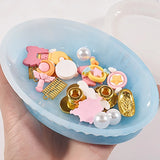 Silicone Oval Tray Molds Epoxy Resin Casting Jewelry Box Decoration