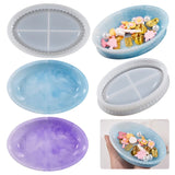 Silicone Oval Tray Molds Epoxy Resin Casting Jewelry Box Decoration