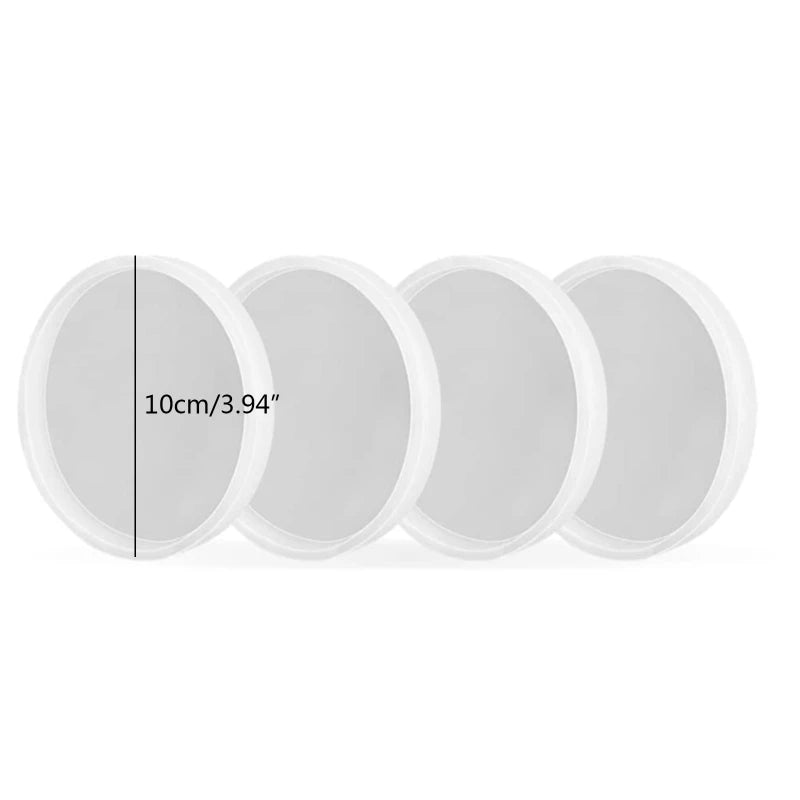 Disc Shape Coaster Silicone Resin Mold for DIY Artwork