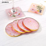 Silicone Coaster Resin Mold Round/Square Tray Epoxy Casting Mold