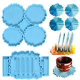 Epoxy Resin Coaster Stand Mold Set DIY Crafts Kit
