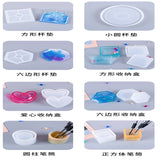 Coaster Storage Box Craft Glue Drops Mold Pen Container Set