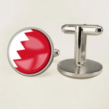 Bahraini Coat of Arms Map Flag Emblem Cufflinks
