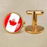 Canada Coat of Arms Flag Cufflinks