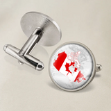 Canada Coat of Arms Flag Cufflinks