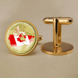 Canada Coat of Arms Flag Cufflinks