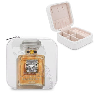 Coco Quote Jewelry Storage Box Mini Double Layer Organizer