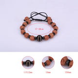 Coconut Bracelet Yellow Brass Meditation Pray String Buddhist Unisex Bracelet