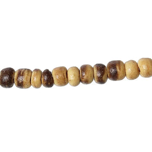 Coconut Shell Spacer Beads Round Natural 4mm Dia