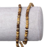 Coconut Shell Spacer Beads Round Natural 4mm Dia