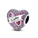 925 Silver Girl Heart Headphones Bracelet Necklace Jewelry