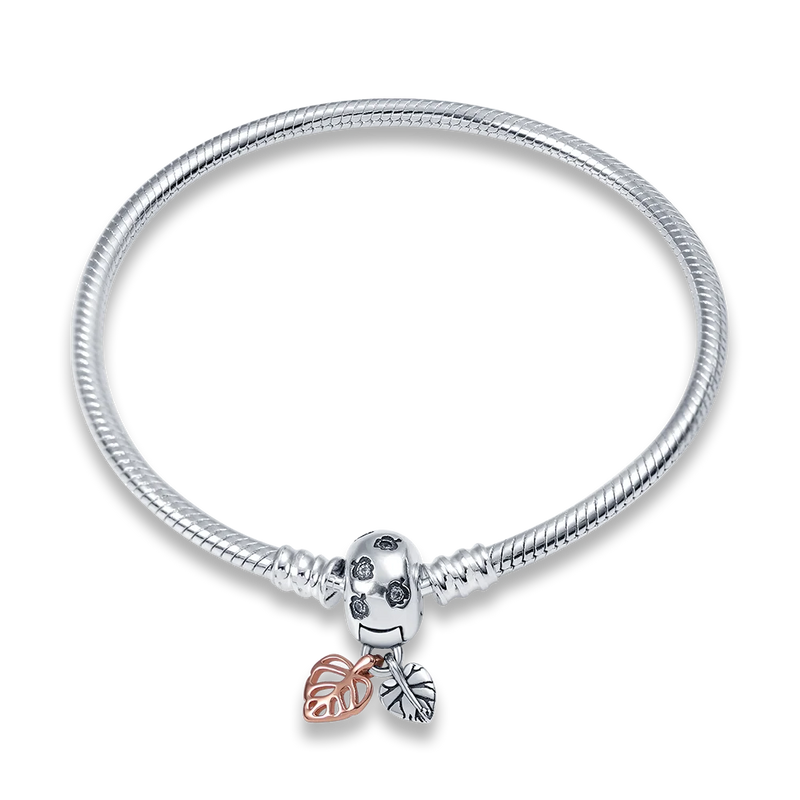 925 Sterling Silver Snake Chain Bangle for Women
