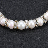 8-9mm Freshwater Pearl Bracelet for Women Party Charm Bracelet Fine Jewelry