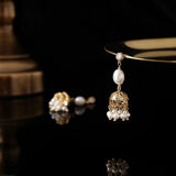 Baroque Pearl Earrings Retro Drop Earrings Fine Jewelry