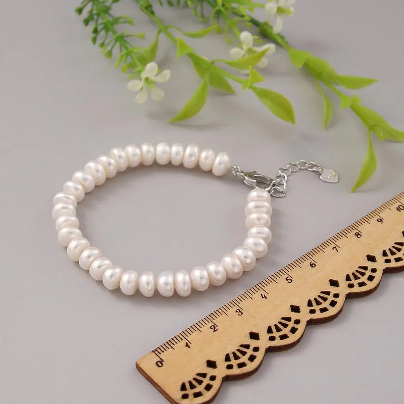 Natural Freshwater Pearl Bracelet for Women Gift Adjustable charm Bracelet
