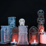 Skull Head Silicone Mould for Halloween Party Decor