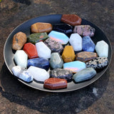 Coffin Statue Natural Quartz Agate Crystal Healing Reiki Stones