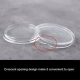 Coin Capsules Resin Mold with 200 Foam Gasket Coin Storage Box Mould