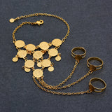 Coin Jewelry Coin Bracelet Bangle Chain Link for Women Dress Bracelet