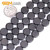 Coin Shape Agate Natural Stone Beads for Jewelry Making 15 Inches