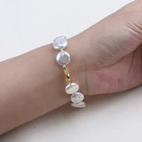 Fresh Water Pearl Bracelets, Elastic String for Women