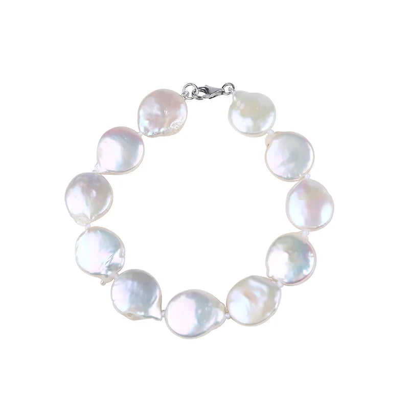 Fresh Water Pearl Bracelets, Elastic String for Women