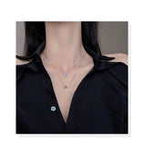Cold Wind Star Moon Locbone Chain Necklace Female