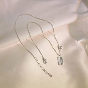 Cold Wind Star Moon Locbone Chain Necklace Female