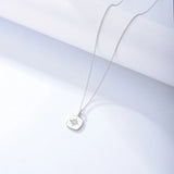Silver 925 Choker Necklace Star Zircon Pendant Women
