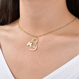 Personalized Double Name Necklace Stainless Steel Collar Butterfly Jewelry