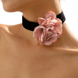 Exaggerated Flower Collar Necklace for Girls