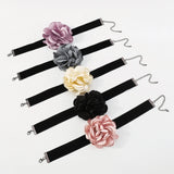 Exaggerated Flower Collar Necklace for Girls