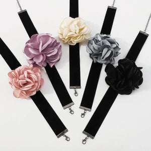 Exaggerated Flower Collar Necklace for Girls