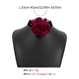 Exaggerated Flower Collar Necklace for Girls