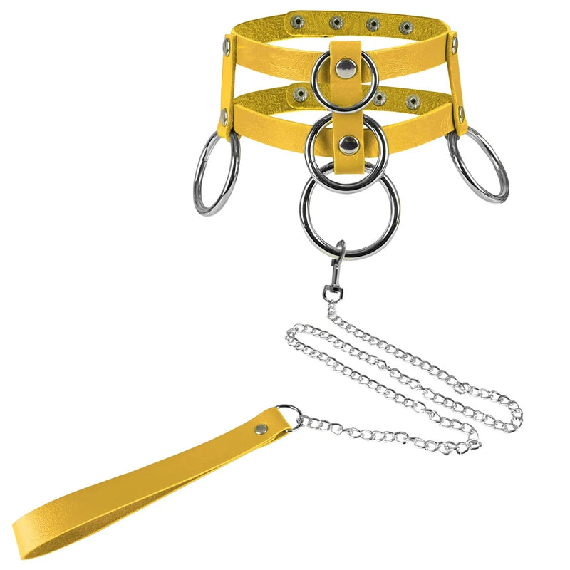 Body Bondage Leather Garter Belt Sexy Lingerie