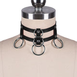 Body Bondage Leather Garter Belt Sexy Lingerie