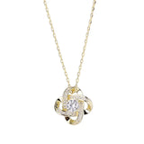 Retro Style Zircon Pendant Collarbone Chain Necklace