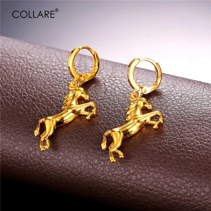 Collare Horse Earrings Vintage Anime Accessories E145