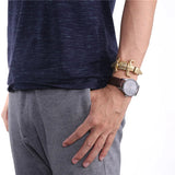 Collare Lizard Bracelet Men 316L Stainless Steel Gold/Black Jewelry H009