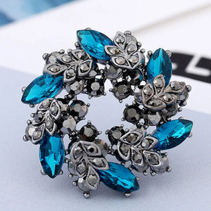 Vintage Flower Brooch Pin for Women Party