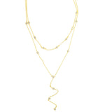 Double Layer Necklace 925 Silver Women Choker