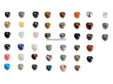 Natural Gems Stones Heart Reiki Chakra Crystal Rock Stones 20mm 10Pcs/Pack